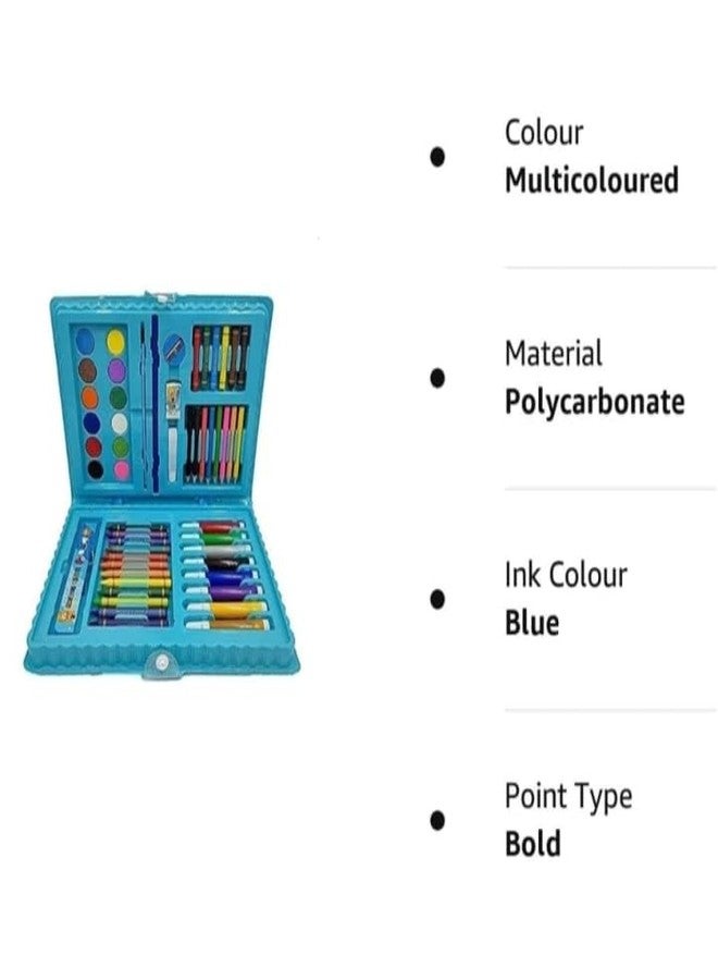 Manos Drawing & Painting Set Art & Craft Supplies 12 Crayon 8 Sketch Pens 8 Color Pencils 6 Oil Plaster Colour 12 Water Color Best Gift for Boys - Image 3